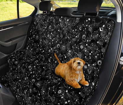 Constellation Galaxy Pattern Print Pet Car Back Seat Cover