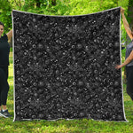 Constellation Galaxy Pattern Print Quilt