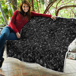 Constellation Galaxy Pattern Print Quilt