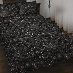 Constellation Galaxy Pattern Print Quilt Bed Set