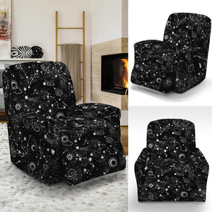 Constellation Galaxy Pattern Print Recliner Slipcover