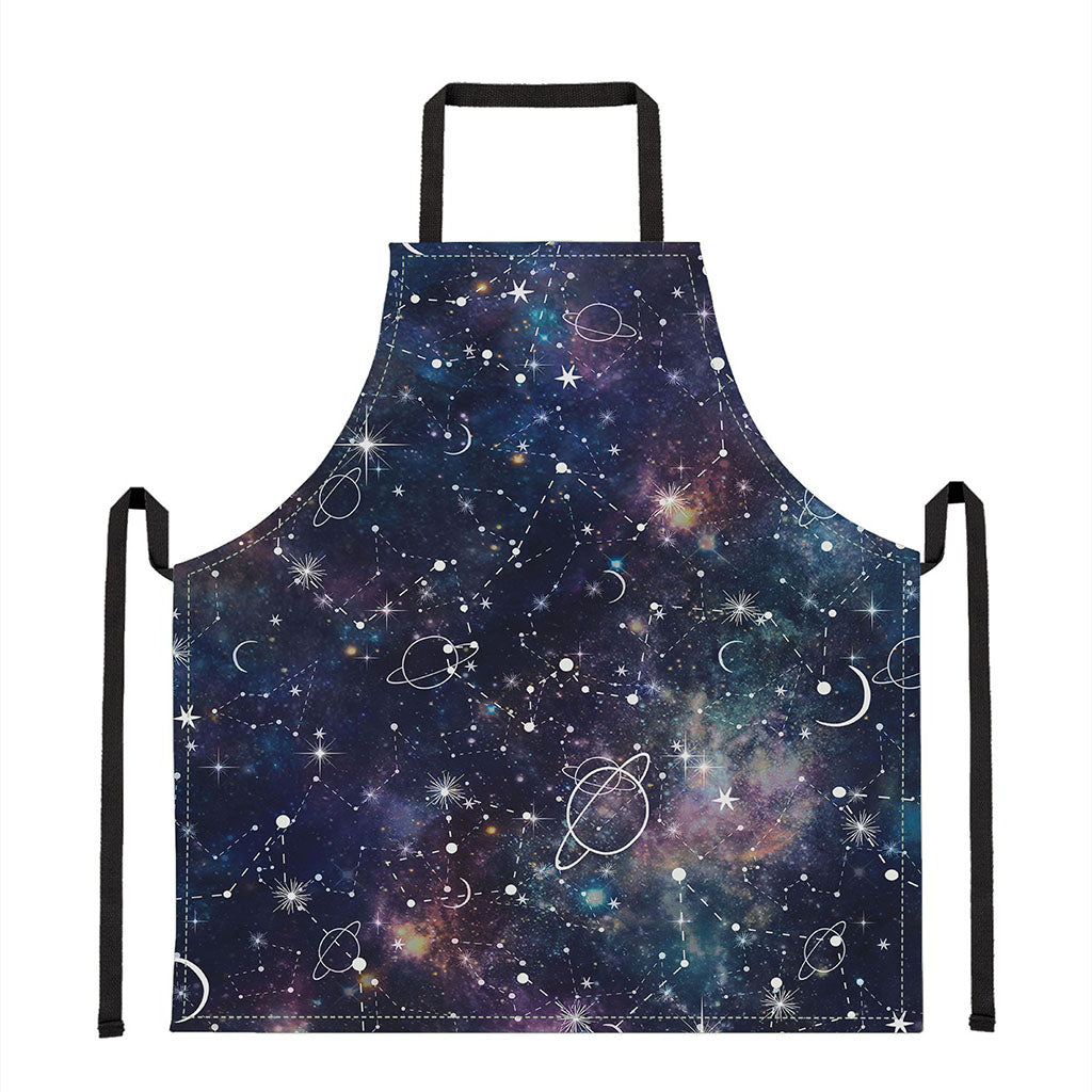 Constellation Galaxy Space Print Apron