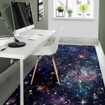 Constellation Galaxy Space Print Area Rug GearFrost