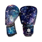 Constellation Galaxy Space Print Boxing Gloves