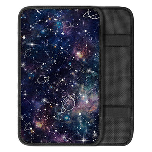 Constellation Galaxy Space Print Car Center Console Cover