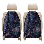 Constellation Galaxy Space Print Car Seat Organizers