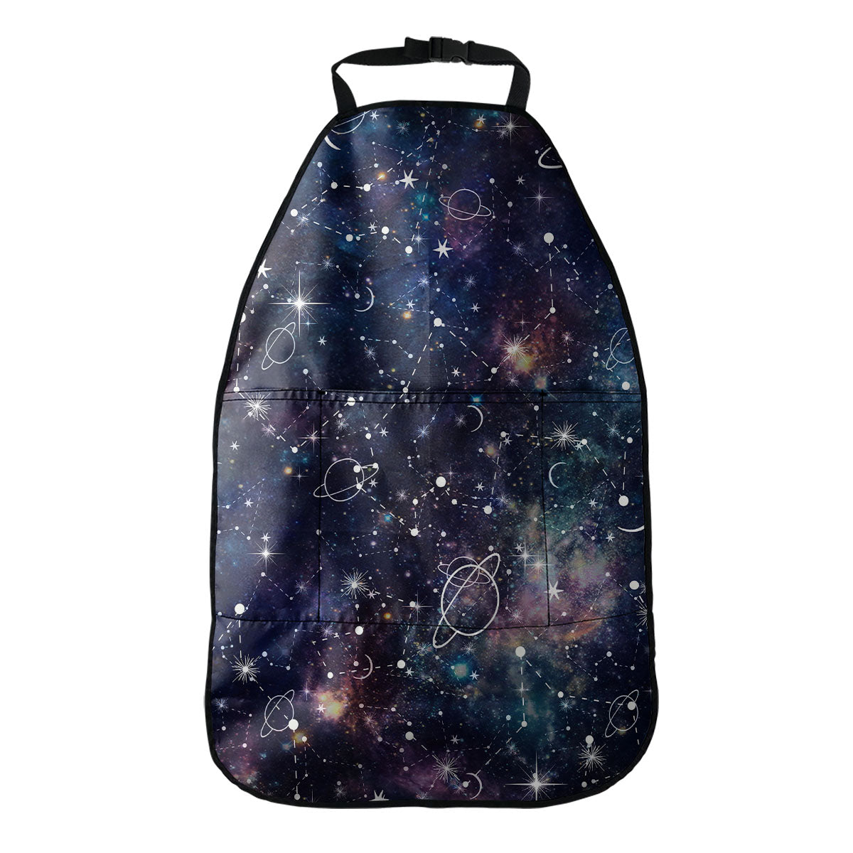 Constellation Galaxy Space Print Car Seat Organizers