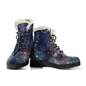 Constellation Galaxy Space Print Comfy Boots GearFrost