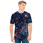 Constellation Galaxy Space Print Men's T-Shirt