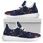 Constellation Galaxy Space Print Mesh Knit Shoes GearFrost