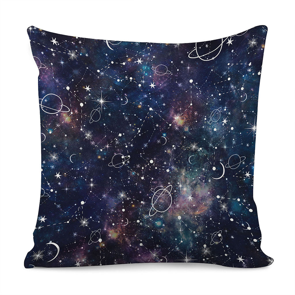 Constellation Galaxy Space Print Pillow Cover