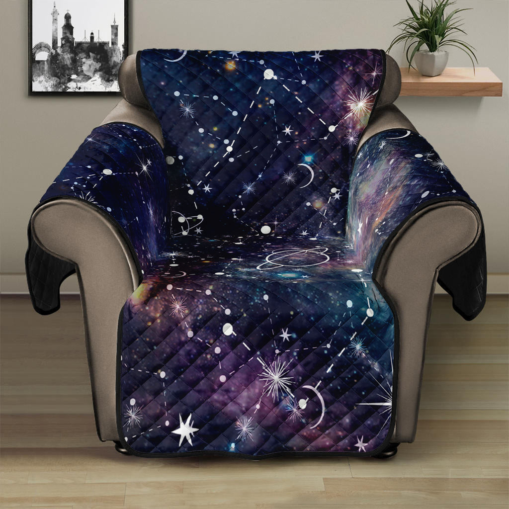 Constellation Galaxy Space Print Recliner Protector
