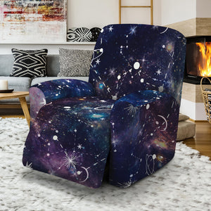 Constellation Galaxy Space Print Recliner Slipcover