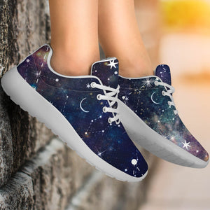 Constellation Galaxy Space Print Sport Shoes GearFrost