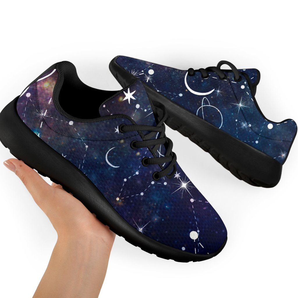 Constellation Galaxy Space Print Sport Shoes GearFrost