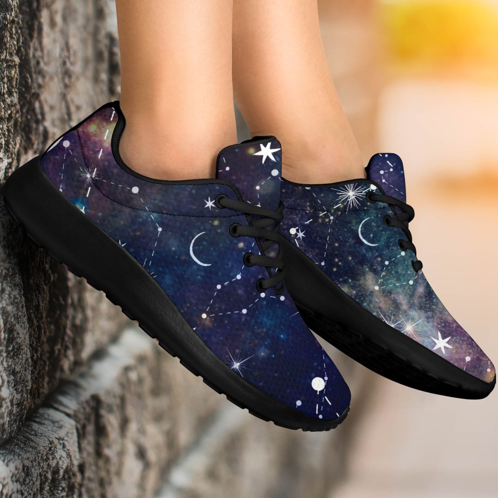 Constellation Galaxy Space Print Sport Shoes GearFrost