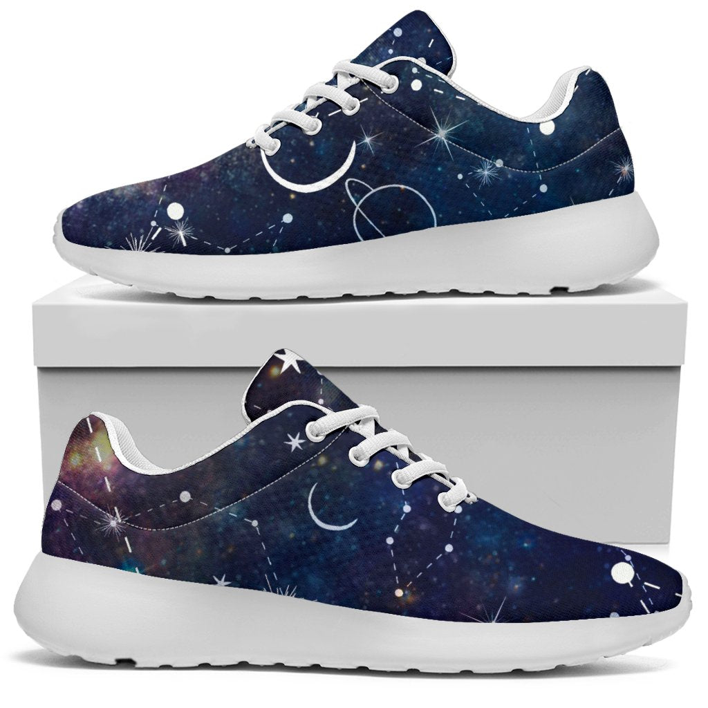 Constellation Galaxy Space Print Sport Shoes GearFrost