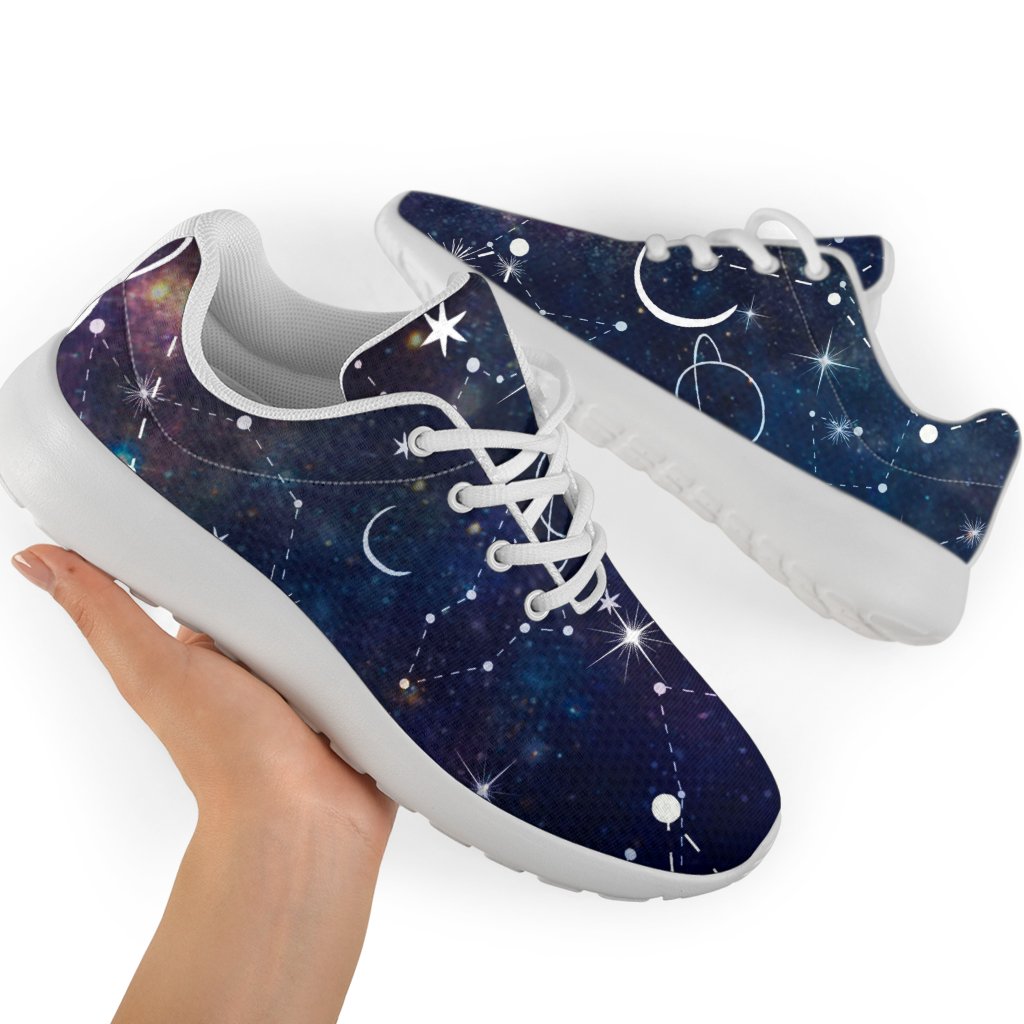 Constellation Galaxy Space Print Sport Shoes GearFrost