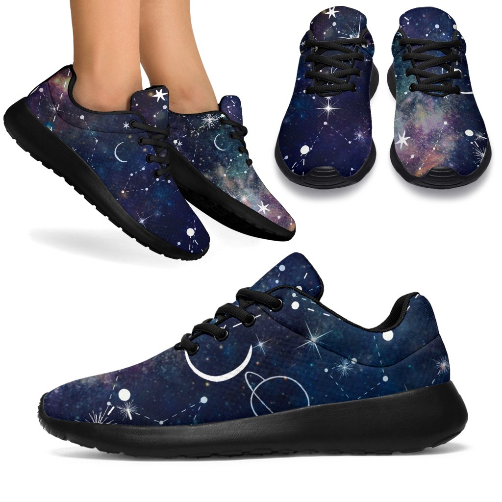 Constellation Galaxy Space Print Sport Shoes GearFrost