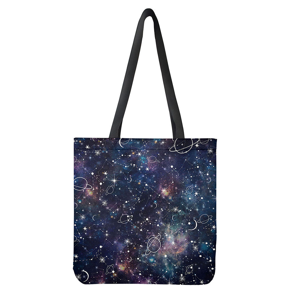 Constellation Galaxy Space Print Tote Bag