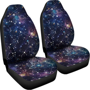 Constellation Galaxy Space Print Universal Fit Car Seat Covers
