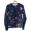 Constellation Galaxy Space Print Women's Crewneck Sweatshirt GearFrost