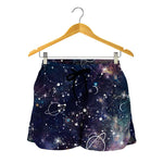 Constellation Galaxy Space Print Women's Shorts