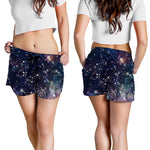 Constellation Galaxy Space Print Women's Shorts