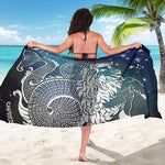 Constellation Of Capricorn Print Beach Sarong Wrap