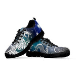 Constellation Of Capricorn Print Black Sneakers