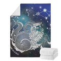 Constellation Of Capricorn Print Blanket