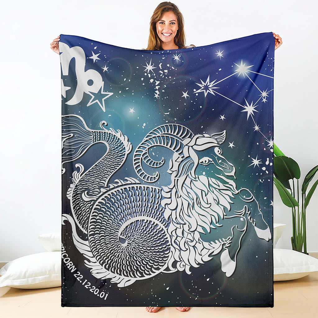 Constellation Of Capricorn Print Blanket