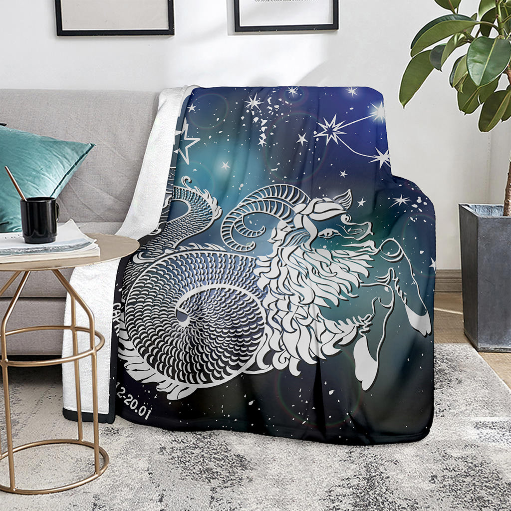 Constellation Of Capricorn Print Blanket