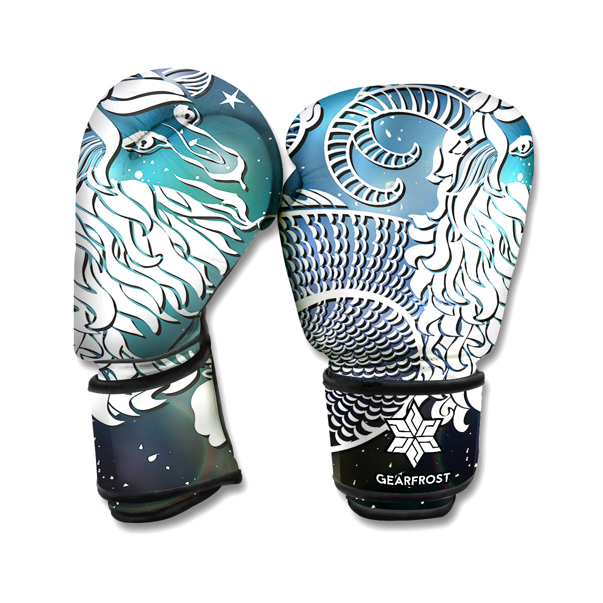 Constellation Of Capricorn Print Boxing Gloves