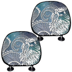Constellation Of Capricorn Print Car Headrest Covers