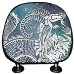 Constellation Of Capricorn Print Car Headrest Covers