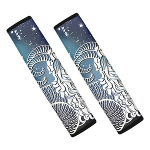 Constellation Of Capricorn Print Car Seat Belt Covers