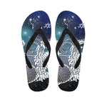 Constellation Of Capricorn Print Flip Flops