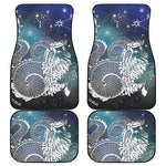 Constellation Of Capricorn Print Front and Back Car Floor Mats