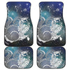 Constellation Of Capricorn Print Front and Back Car Floor Mats
