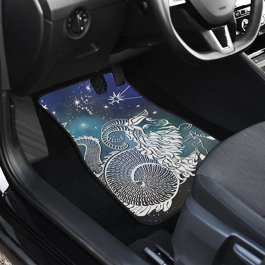 Constellation Of Capricorn Print Front and Back Car Floor Mats