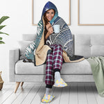 Constellation Of Capricorn Print Hooded Blanket
