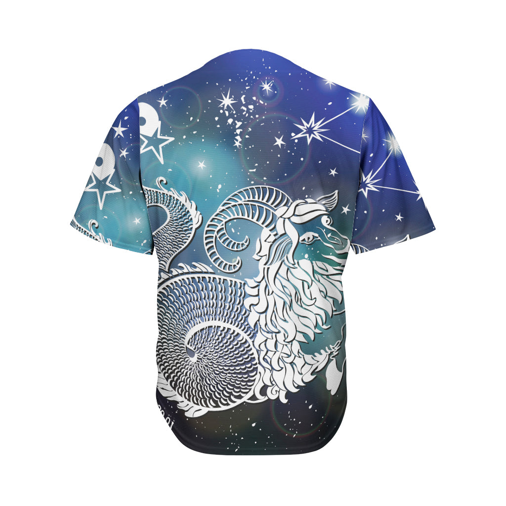 Constellation Of Capricorn Print Men's Baseball Jersey