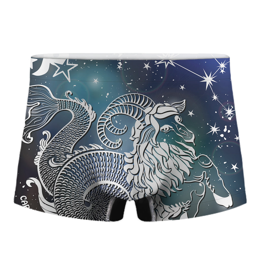 Constellation Of Capricorn Print Men's Boxer Briefs