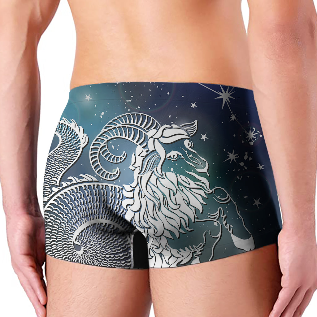 Constellation Of Capricorn Print Men's Boxer Briefs