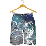 Constellation Of Capricorn Print Men's Shorts