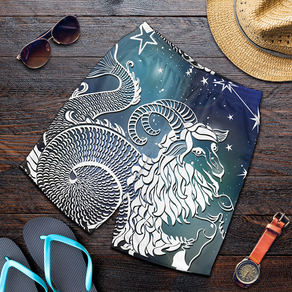 Constellation Of Capricorn Print Men's Shorts