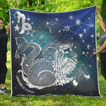Constellation Of Capricorn Print Quilt