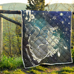 Constellation Of Capricorn Print Quilt