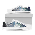 Constellation Of Capricorn Print White Low Top Sneakers
